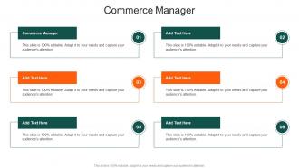 Commerce Manager In Powerpoint And Google Slides Cpb