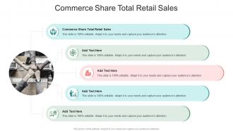 Commerce Share Total Retail Sales In Powerpoint And Google Slides Cpb