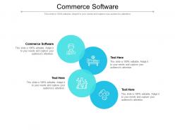 Commerce software ppt powerpoint presentation clipart cpb