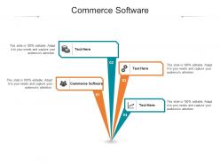 Commerce software ppt powerpoint presentation outline display cpb