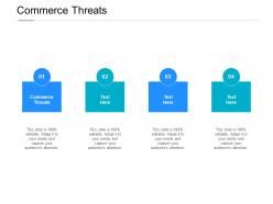 Commerce threats ppt powerpoint presentation slides graphics template cpb