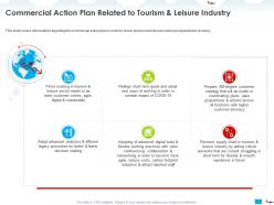 Commercial action plan related to tourism and leisure industry existing ppt powerpoint presentation topics