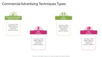 Commercial Advertising Techniques Types In Powerpoint And Google Slides Cpb
