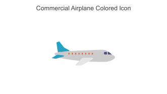 Commercial Airplane Colored Icon In Powerpoint Pptx Png And Editable Eps Format