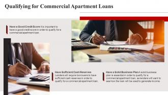 Commercial Apartment Loans Financing powerpoint presentation and google slides ICP Designed Content Ready