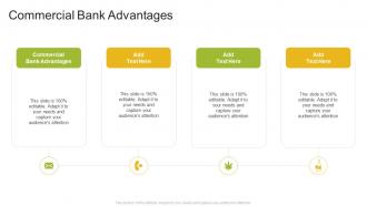 Commercial Bank Advantages In Powerpoint And Google Slides Cpb