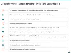 Commercial bank loan application proposal template powerpoint presentation slides