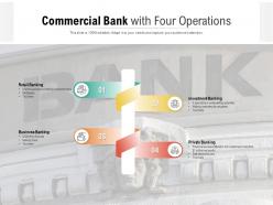 Commercial bank with four operations
