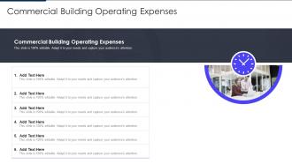 Commercial Building Operating Expenses In Powerpoint And Google Slides Cpb