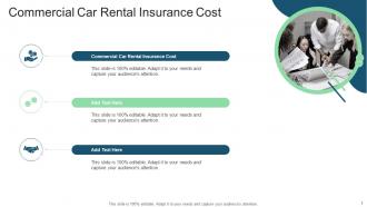 Commercial Car Rental Insurance Cost In Powerpoint And Google Slides Cpb