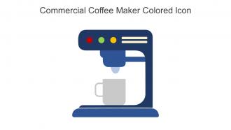 Commercial Coffee Maker Colored Icon In Powerpoint Pptx Png And Editable Eps Format