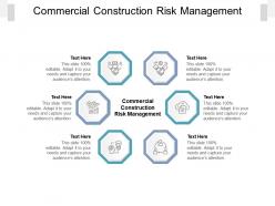 Commercial construction risk management ppt powerpoint presentation model guidelines cpb