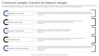 Commercial Examples Of Product Development Strategies