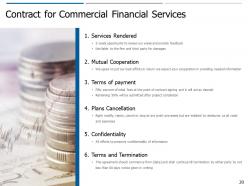 Commercial financial services proposal powerpoint presentation slides