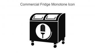 Commercial Fridge Monotone Icon In Powerpoint Pptx Png And Editable Eps Format