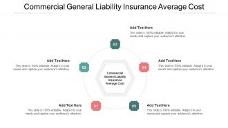 Commercial General Liability Insurance Average Cost Ppt Powerpoint Presentation Cpb