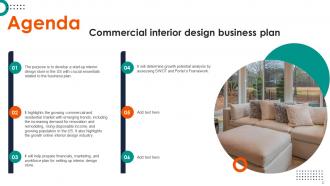 Commercial Interior Design Business Plan Powerpoint Presentation Slides Adaptable Template