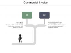 Commercial invoice ppt powerpoint presentation layouts master slide cpb