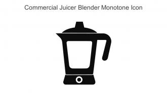 Commercial Juicer Blender Monotone Icon In Powerpoint Pptx Png And Editable Eps Format