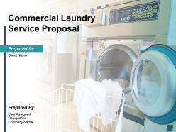Commercial Laundry Service Proposal Powerpoint Presentation Slides