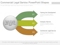 Commercial legal service powerpoint shapes