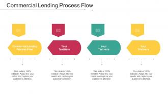 Commercial Lending Process Flow Ppt Powerpoint Presentation Slides Example File Cpb