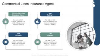 Commercial Lines Insurance Agent In Powerpoint And Google Slides Cpb
