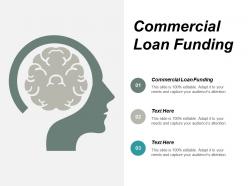 Commercial loan funding ppt powerpoint presentation pictures grid cpb