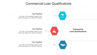 Commercial loan qualifications ppt powerpoint presentation pictures background designs cpb