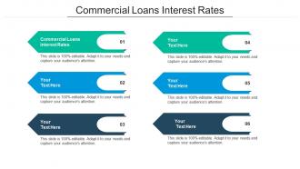 Commercial loans interest rates ppt powerpoint presentation show visual aids cpb
