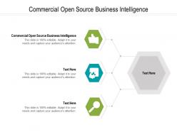Commercial open source business intelligence ppt powerpoint presentation portfolio example cpb