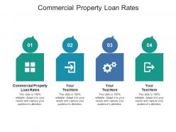 Commercial property loan rates ppt powerpoint presentation visual aids show cpb