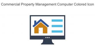 Commercial Property Management Computer Colored Icon In Powerpoint Pptx Png And Editable Eps Format