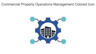 Commercial Property Operations  Management Colored Icon In Powerpoint Pptx Png And Editable Eps Format
