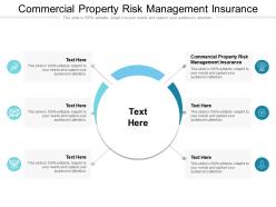 Commercial property risk management insurance ppt powerpoint presentation cpb