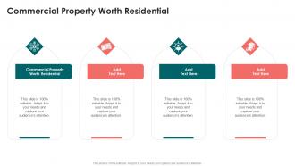 Commercial Property Worth Residential In Powerpoint And Google Slides Cpb