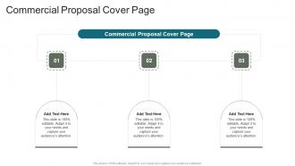 Commercial Proposal Cover Page In Powerpoint And Google Slides Cpb