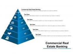 Commercial real estate banking ppt powerpoint presentation visual aids summary cpb