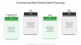 Commercial Real Estate Debt Financing In Powerpoint And Google Slides Cpb