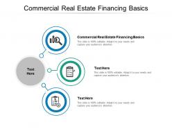 Commercial real estate financing basics ppt powerpoint presentation layouts cpb