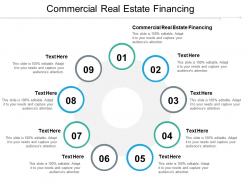 Commercial real estate financing ppt powerpoint presentation file graphics template cpb