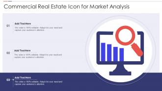 Commercial Real Estate Icon For Market Analysis