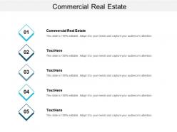 Commercial real estate ppt powerpoint presentation gallery themes cpb