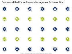 Commercial Real Estate Property Management For Icons Slide Ppt Professional Slides