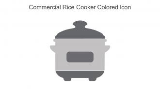 Commercial Rice Cooker Colored Icon In Powerpoint Pptx Png And Editable Eps Format