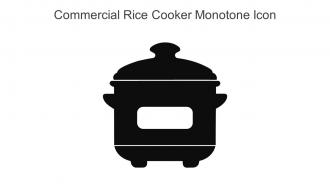 Commercial Rice Cooker Monotone Icon In Powerpoint Pptx Png And Editable Eps Format