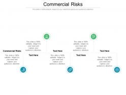 Commercial risks ppt powerpoint presentation outline maker cpb