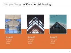 Commercial Roofing Proposal Powerpoint Presentation Slides