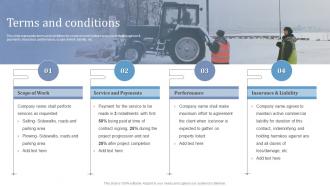 Commercial Snow Removal Services Terms And Conditions Commercial Snow Removal Services Proposal