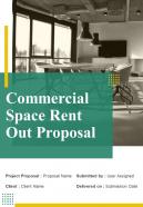 Commercial Space Rent Out Proposal Report Sample Example Document